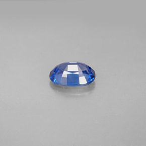 Sapphire Gemstone in 7.3 x 5.2 mm Size for Sale, Sapphire Stone in Cornflower Blue Color
