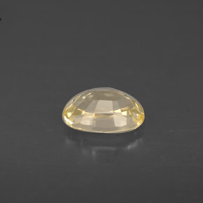 Sapphire Gemstone in 6.1 x 4.2 mm Size for Sale, Sapphire Stone in Yellow Color