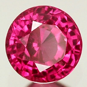 0.40 ct Pink Sapphire Stone, Natural Sapphire in Round Facet Shape for Sale