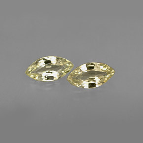 1.25 ct Yellow Sapphire Gemstone, Sapphire Gem in Marquise Facet Shape for Sale.