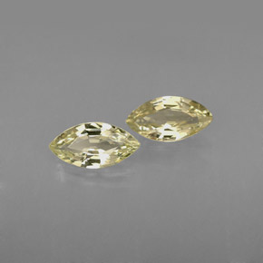 1.25 ct Yellow Sapphire Stone, Natural Sapphire in Marquise Facet Shape for Sale