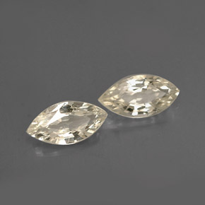 1.29 ct Yellow Sapphire Stone, Natural Sapphire in Marquise Facet Shape for Sale
