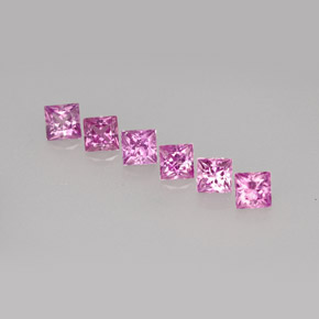 1.18 ct Violet Sapphire Gemstone, Sapphire Gem in Princess-Cut Shape for Sale.