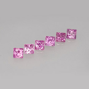1.18 ct Violet Sapphire Stone, Natural Sapphire in Princess-Cut Shape for Sale