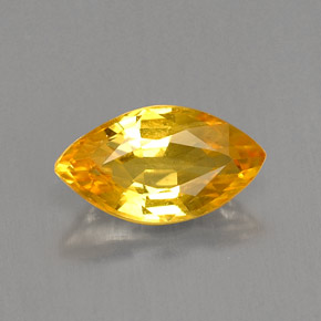 0.99 ct Yellow Sapphire Gemstone, Sapphire Gem in Marquise Facet Shape for Sale.