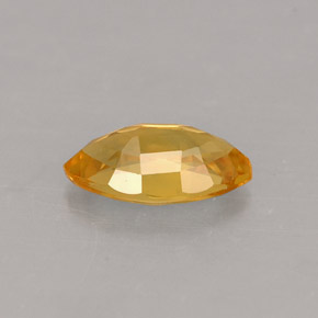 Sapphire Gemstone in 7.1 x 4 mm Size for Sale, Sapphire Stone in Yellow Golden Color