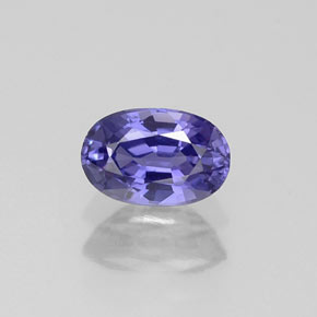 0.67 ct Violet Sapphire Gemstone, Sapphire Gem in Oval Facet Shape for Sale.