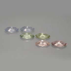 Sapphire Gemstone in 8 x 4 mm (calibrated) Size for Sale, Sapphire Stone in Multicolor Color