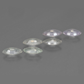 Sapphire Gemstones in 7.4 x 3.6 mm Size for Sale, Sapphire Stones in Multicolor Color