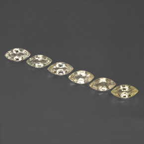 4.18 ct Yellow Sapphire Gemstone, Sapphire Gem in Marquise Facet Shape for Sale.