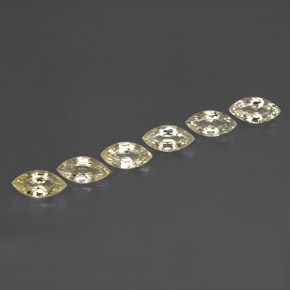 4.18 ct Yellow Sapphire Stone, Natural Sapphire in Marquise Facet Shape for Sale