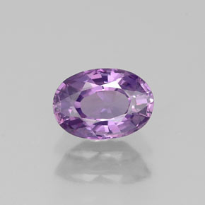 0.78 ct Violet Sapphire Gemstone, Sapphire Gem in Oval Facet Shape for Sale.