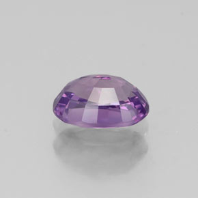 Sapphire Gemstone in 6.2 x 4.4 mm Size for Sale, Sapphire Stone in Pinkish Violet Color