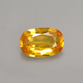 1.50 ct Yellow Sapphire Gemstone, Sapphire Gem in Oval Facet Shape for Sale.