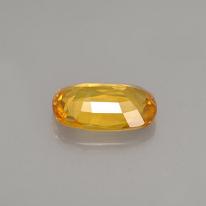 Sapphire Gemstone in 8.8 x 5.8 mm Size for Sale, Sapphire Stone in Yellow Golden Color
