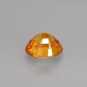 Sapphire Gemstone in 7.5 x 6.2 mm Size for Sale, Sapphire Stone in Yellow Golden Color