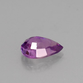 Sapphire Gemstone in 6.1 x 4.2 mm Size for Sale, Sapphire Stone in Pinkish Purple Color