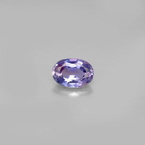 0.63 ct Violet Sapphire Gemstone, Sapphire Gem in Oval Facet Shape for Sale.