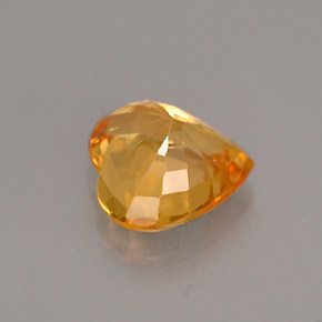 Sapphire Gemstone in 6 x 6 mm (calibrated) Size for Sale, Sapphire Stone in Yellow Golden Color