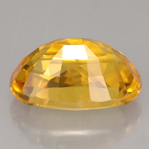 Sapphire Gemstone in 11.3 x 7.3 mm Size for Sale, Sapphire Stone in Yellow Golden Color