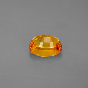 Sapphire Gemstone in 8 x 6 mm (calibrated) Size for Sale, Sapphire Stone in Yellow Golden Color