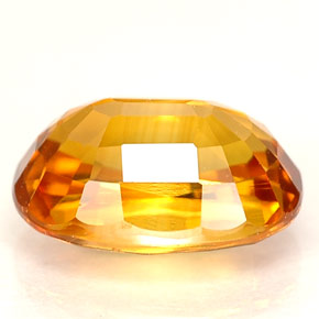 Sapphire Gemstone in 8.8 x 6.4 mm Size for Sale, Sapphire Stone in Yellow Golden Color