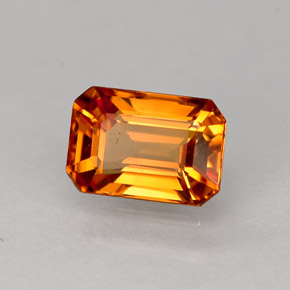 1.02 ct Yellow Sapphire Stone, Natural Sapphire in Octagon Facet Shape for Sale