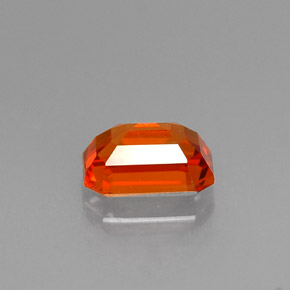 Sapphire Gemstone in 6 x 4 mm (calibrated) Size for Sale, Sapphire Stone in Reddish Orange Color