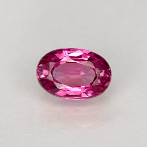 0.64 ct Pink Sapphire Gemstone, Sapphire Gem in Oval Facet Shape for Sale.