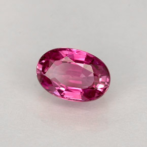 0.64 ct Pink Sapphire Stone, Natural Sapphire in Oval Facet Shape for Sale