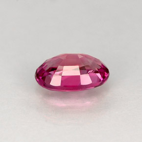 Sapphire Gemstone in 6.1 x 4.2 mm Size for Sale, Sapphire Stone in Purple Pink Color