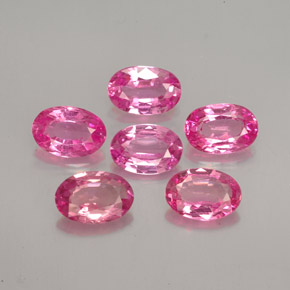 3.06 ct Pink Sapphire Gemstone, Sapphire Gem in Oval Facet Shape for Sale.