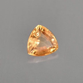 1.02 ct Yellow Sapphire Stone, Natural Sapphire in Trillion Facet Shape for Sale