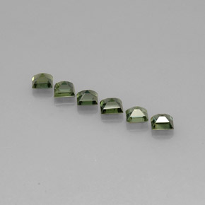 Sapphire Gemstone in 3.9 x 3.8 mm Size for Sale, Sapphire Stone in Bluish Green Color