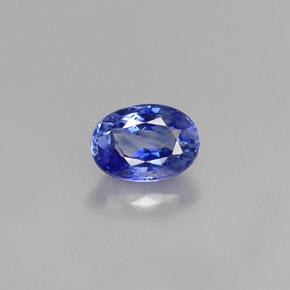 0.92 ct Blue Sapphire Gemstone, Sapphire Gem in Oval Facet Shape for Sale.