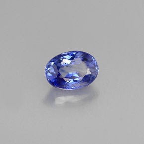 0.92 ct Blue Sapphire Stone, Natural Sapphire in Oval Facet Shape for Sale