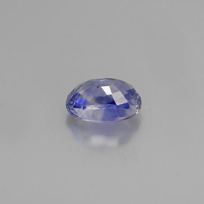 Sapphire Gemstone in 6.4 x 4.6 mm Size for Sale, Sapphire Stone in Cornflower Blue Color