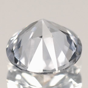 Sapphire Gemstone in 5.7 mm Size for Sale, Sapphire Stone in White Color