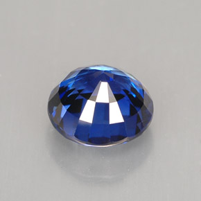 Sapphire Gemstone in 6.5 mm (calibrated) Size for Sale, Sapphire Stone in Royal Blue Color