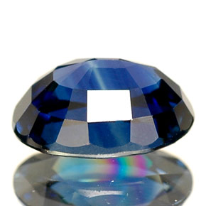 Sapphire Gemstone in 7.7 x 5.6 mm Size for Sale, Sapphire Stone in Blue Color