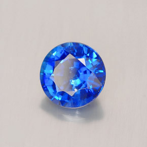 2.16 ct Blue Sapphire Stone, Natural Sapphire in Round Facet Shape for Sale
