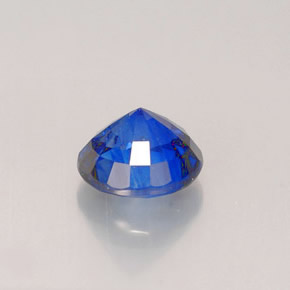 Sapphire Gemstone in 7.3 mm Size for Sale, Sapphire Stone in Cornflower Blue Color