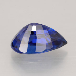 Sapphire Gemstone in 9.9 x 6.1 mm Size for Sale, Sapphire Stone in Royal Blue Color