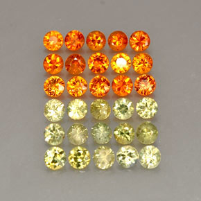 6.90 ct Multicolor Sapphire Gemstone, Sapphire Gem in Diamond-Cut Shape for Sale.