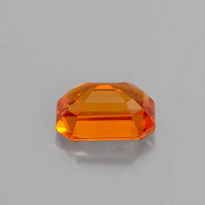 Sapphire Gemstone in 6 x 4 mm (calibrated) Size for Sale, Sapphire Stone in Golden Orange Color