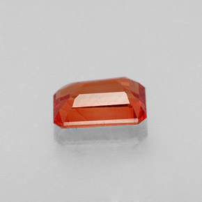 Sapphire Gemstone in 6 x 4 mm (calibrated) Size for Sale, Sapphire Stone in Reddish Orange Color