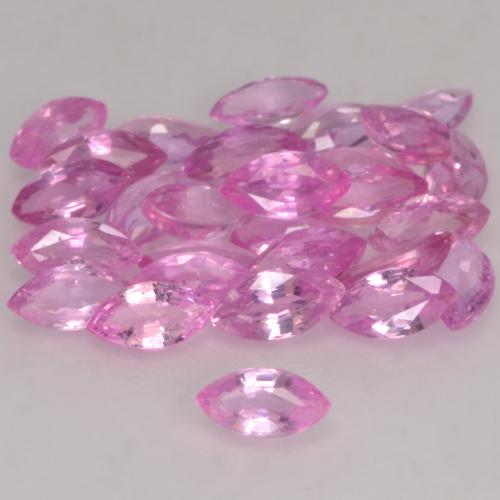 Light Pink Sapphire Gem - 0.1ct Marquise Facet (ID: 224144)