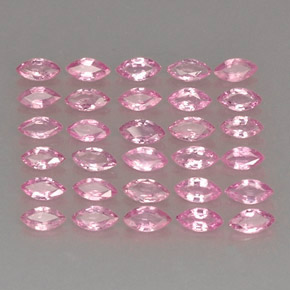 2.61 ct Pink Sapphire Stone, Natural Sapphire in Marquise Facet Shape for Sale