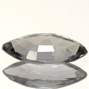 Sapphire Gemstone in 9.1 x 4.7 mm Size for Sale, Sapphire Stone in Gray Green Color