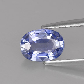 0.92 ct Blue Sapphire Gemstone, Sapphire Gem in Oval Facet Shape for Sale.